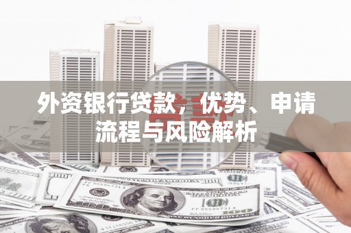 金山外资银行贷款，优势、申请流程与风险解析