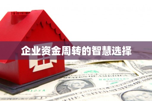 金山企业资金周转的智慧选择