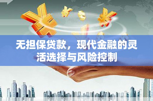金山无担保贷款，现代金融的灵活选择与风险控制
