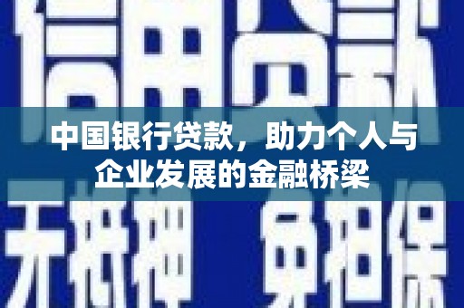 金山中国银行贷款，助力个人与企业发展的金融桥梁
