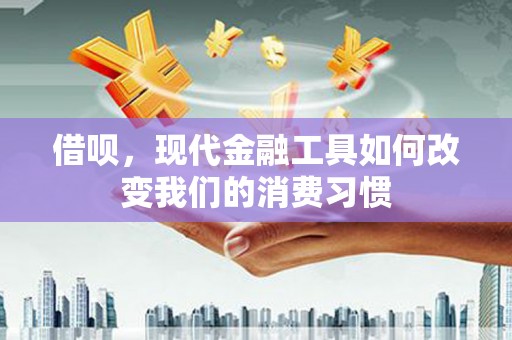 金山借呗，现代金融工具如何改变我们的消费习惯