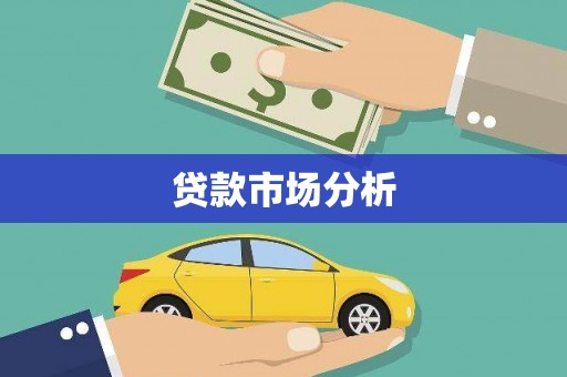 金山贷款市场分析
