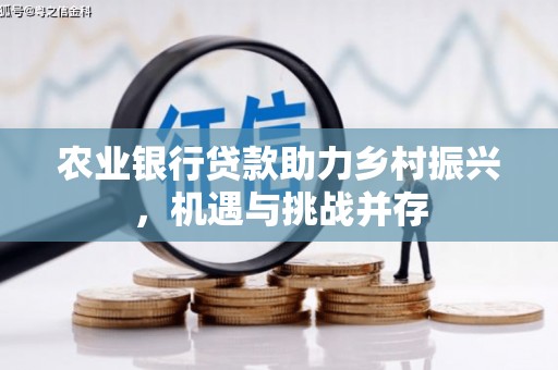 金山农业银行贷款助力乡村振兴，机遇与挑战并存