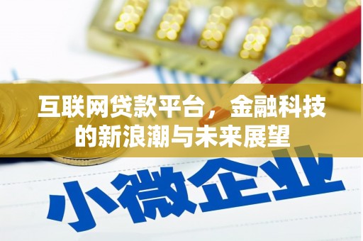 金山互联网贷款平台，金融科技的新浪潮与未来展望