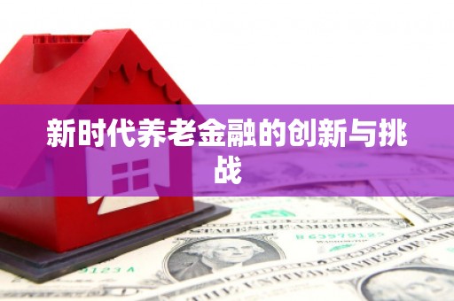 金山新时代养老金融的创新与挑战